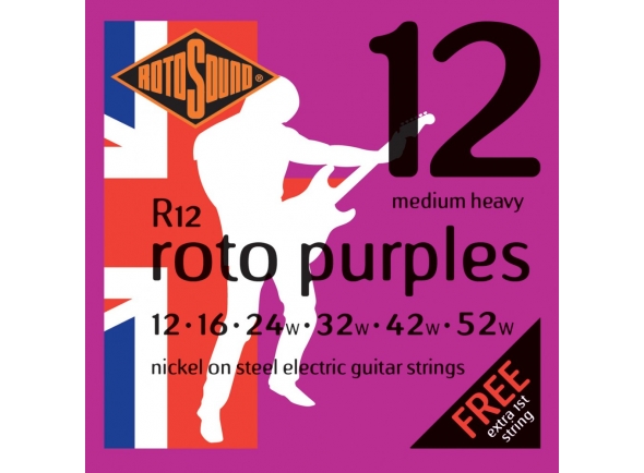 Rotosound Nickel Medium Heavy R12 Rotosound Nickel Medium Heavy R12